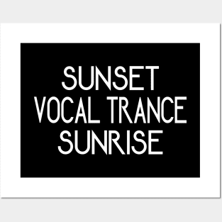 Vocal Trance From Dusk Till Dawn Posters and Art